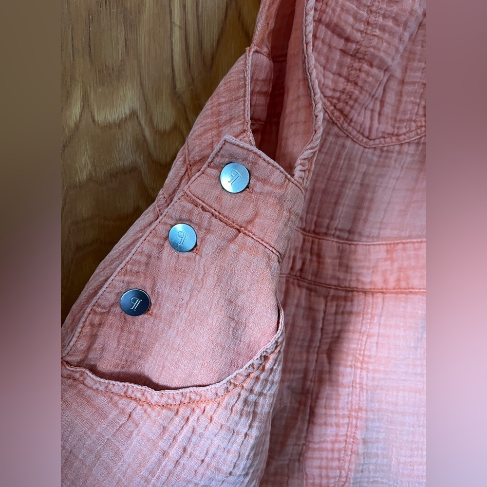 Anthropologie Pilcro Pink Romper or shortalls 0 - Picture 8 of 11